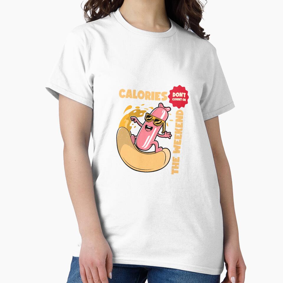 Calories Don’t Count on the Weekend Food And Recipe T-shirt by LamountTees Hoodie, Sweatshirt | BlankRebels.com (Image 2)