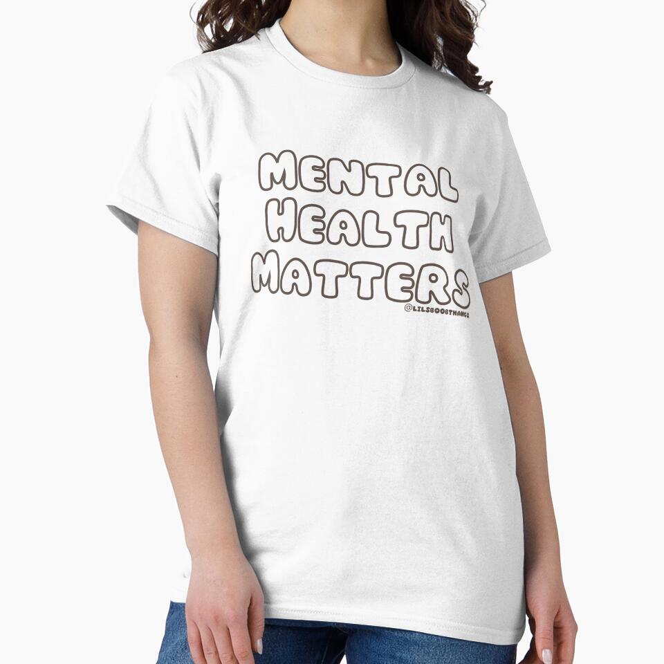 Mental Health Matters., v6e, brown | @lilsboobthangs by lilsboobthangs T-Shirts, Hoodie, Sweatshirt (Image 2)