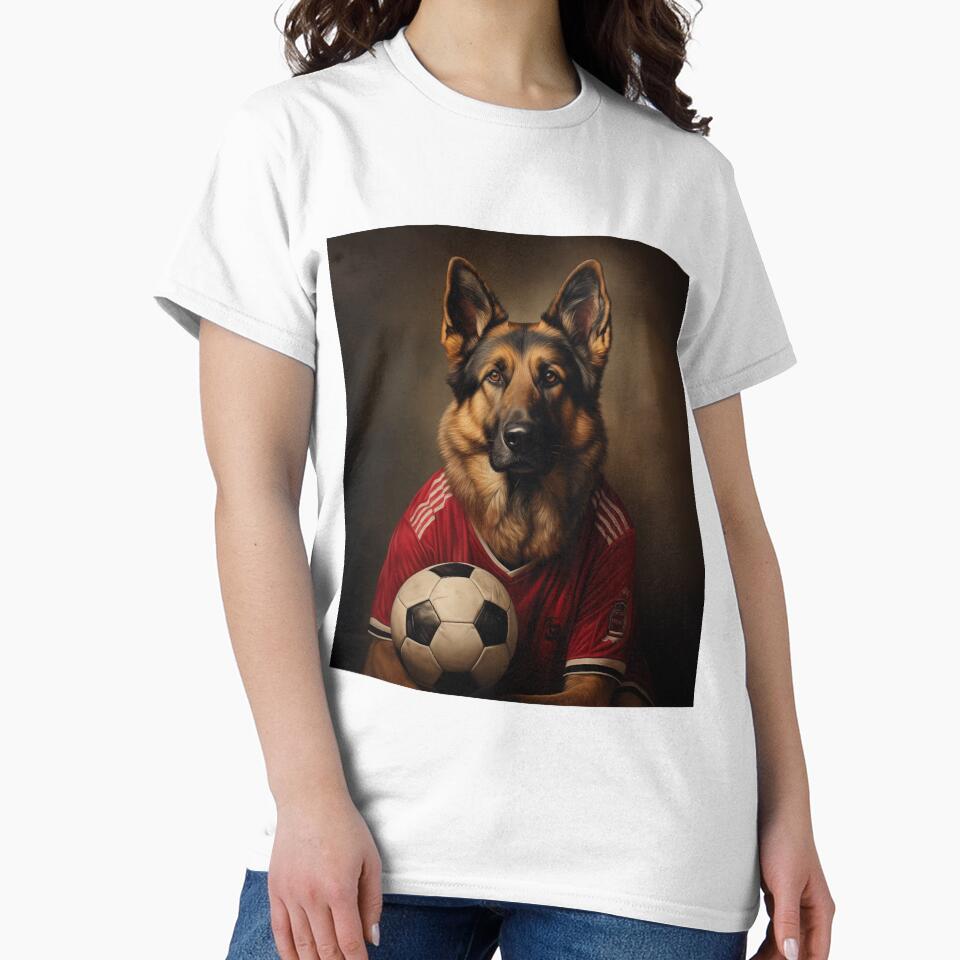 German Shepherd Football (Soccer) Player by Samuelsboro