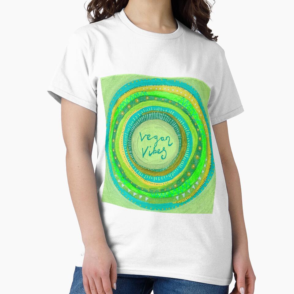 Vegan Vibes Mandala by MyCraftyNell T-Shirts, Hoodie, Sweatshirt | BlankRebels.com (Image 2)