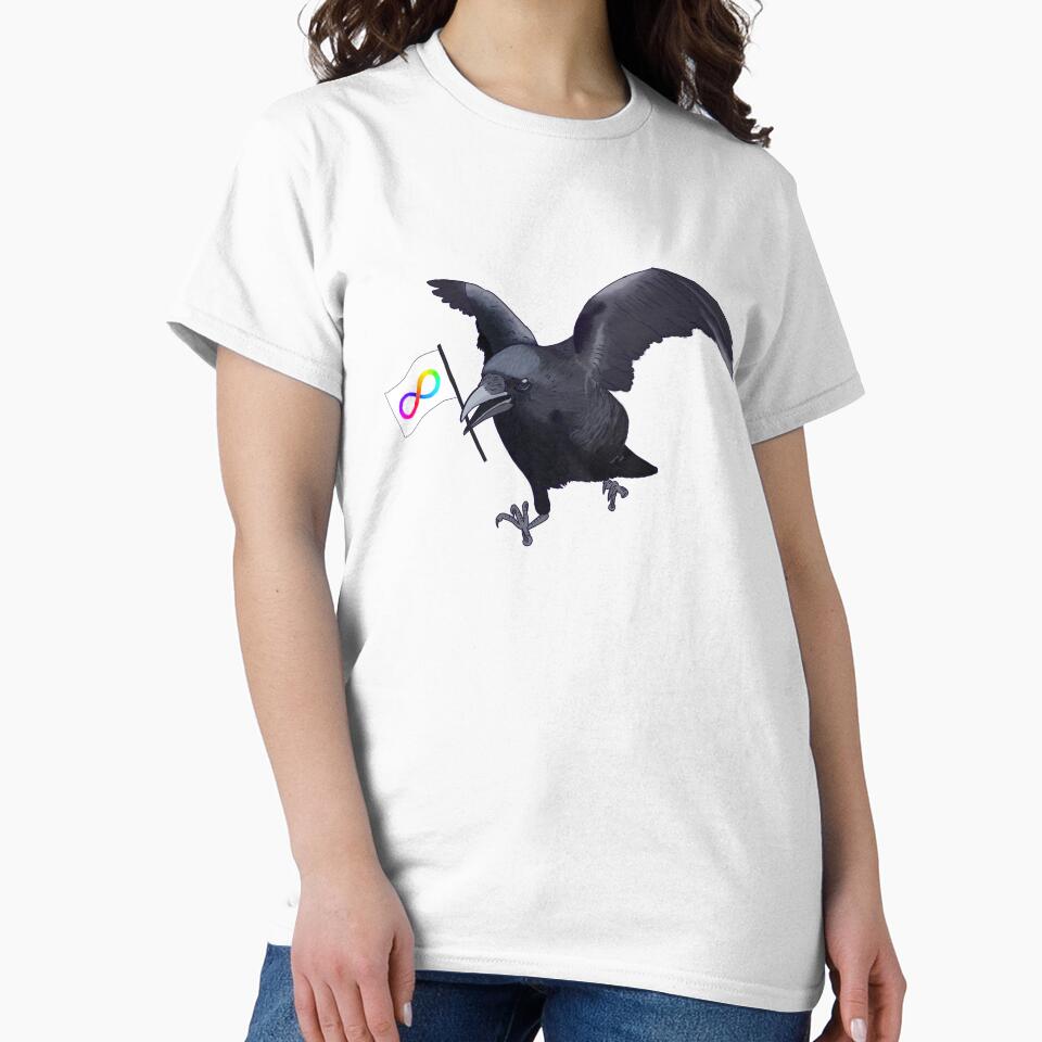 Autism Pride Crow Friend by Josie Richey T-Shirts, Hoodie, Sweatshirt | BlankRebels.com (Image 2)