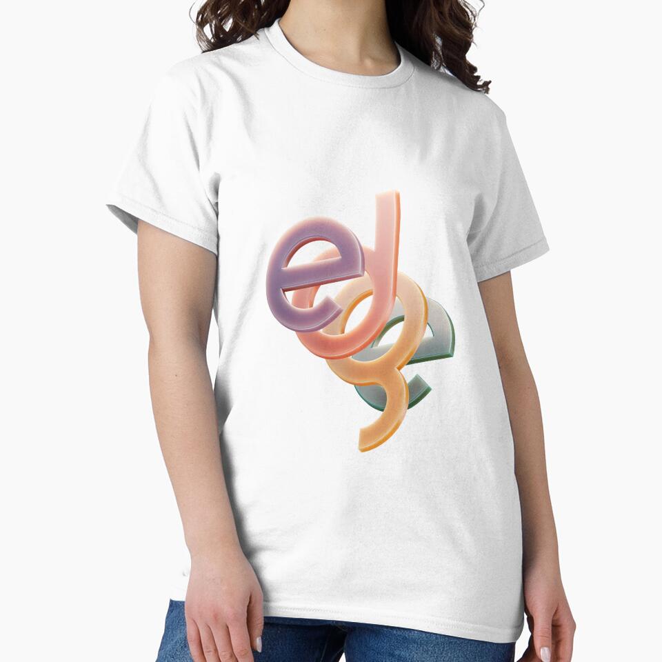 Layered Circular "EDGE" 3D Typography by trepiu T-Shirts, Hoodie, Sweatshirt | BlankRebels.com (Image 2)