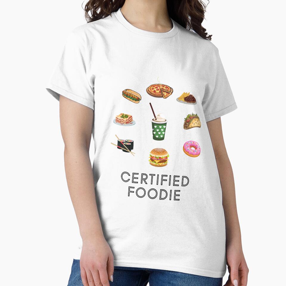 Certified Foodie by Sarahi50 T-Shirts, Hoodie, Sweatshirt | BlankRebels.com (Image 2)