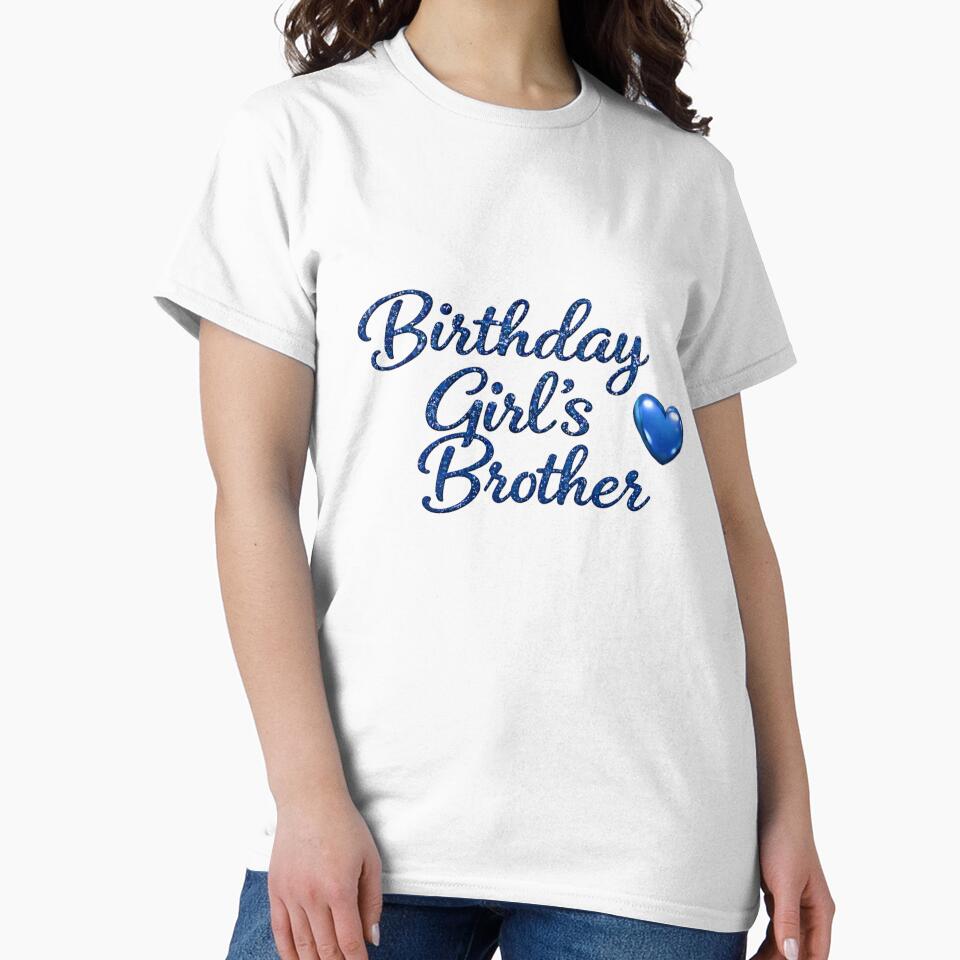 Birthday Girl’s Brother Shirt Matching Family Birthday Party Tee by DCTDon Hoodie, Sweatshirt | BlankRebels.com (Image 2)