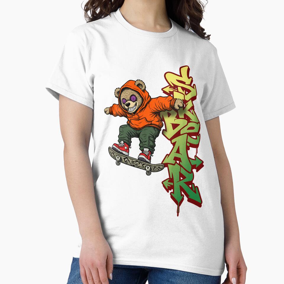 A bear on a skateboard by krabbaraban T-Shirts, Hoodie, Sweatshirt | BlankRebels.com (Image 2)