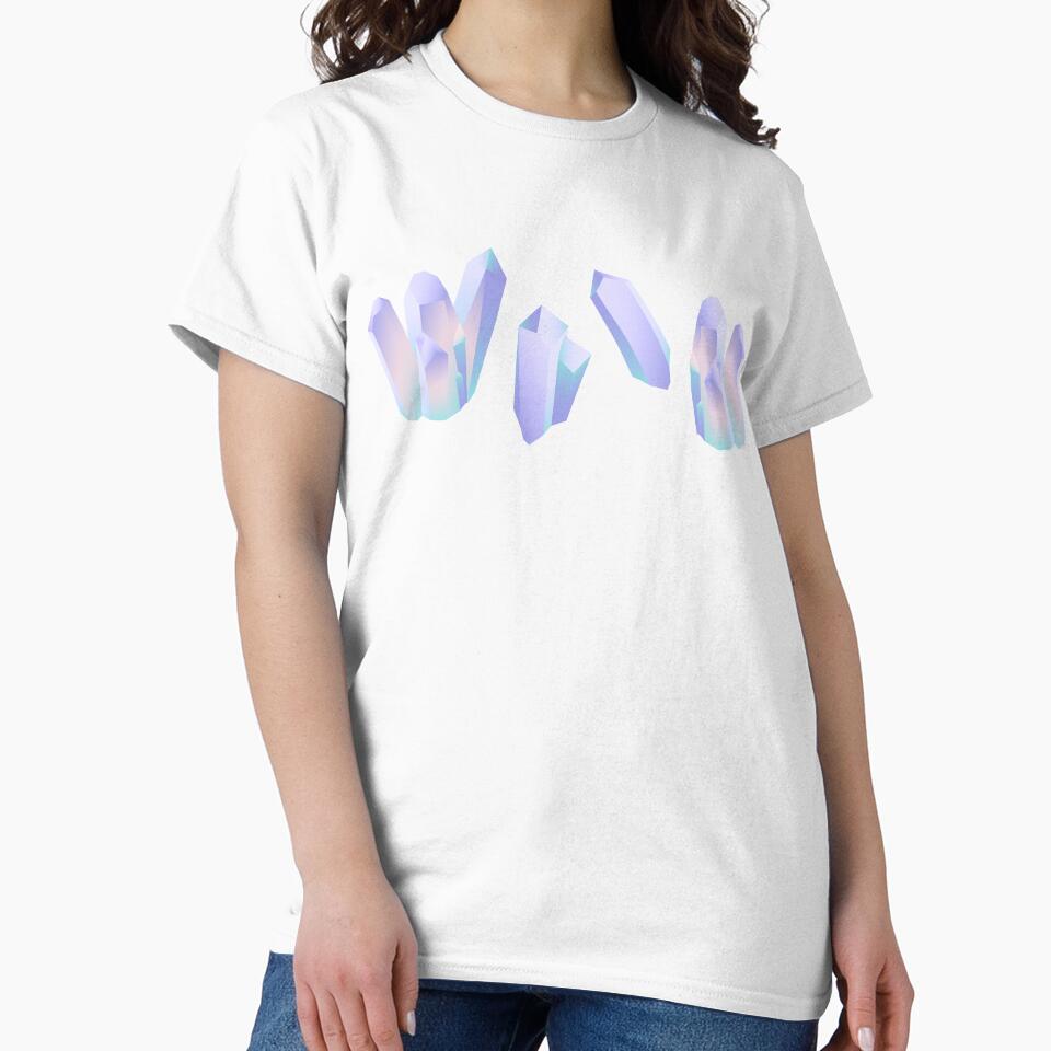 Crystal Pattern (mint green) by Sarah King T-Shirts, Hoodie, Sweatshirt | BlankRebels.com (Image 2)