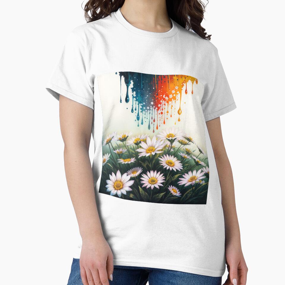 Abstract Daisy Fields by Artistic Imagery T-Shirts, Hoodie, Sweatshirt | BlankRebels.com (Image 2)