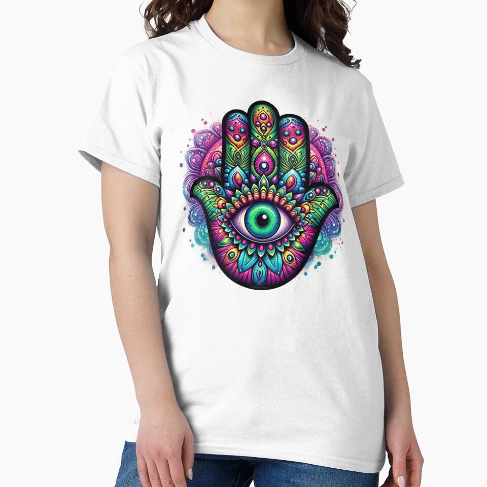 Mystic Hamsa – Eye of Protection & Power by CarmaQuanTarot T-Shirts, Hoodie, Sweatshirt | BlankRebels.com (Image 2)