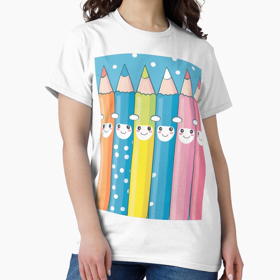 Kawaii Crew: Adorable Pencil Pals for School & Art by Tincanninja T-Shirts, Hoodie, Sweatshirt | BlankRebels.com (Image 2)