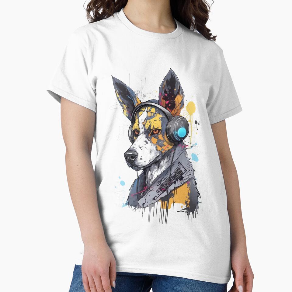cyberpunk dog by luxlasors543 T-Shirts, Hoodie, Sweatshirt | BlankRebels.com (Image 2)