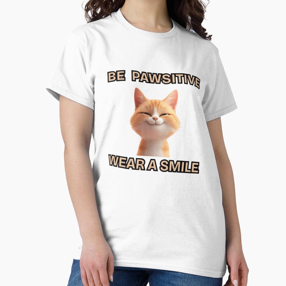 Be Pawsitive. Wear A Smile by BabiesNanimals T-Shirts, Hoodie, Sweatshirt | BlankRebels.com (Image 2)