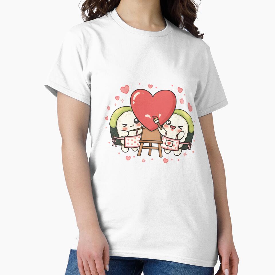 sushi valentine by Nicetyshop T-Shirts, Hoodie, Sweatshirt | BlankRebels.com (Image 2)