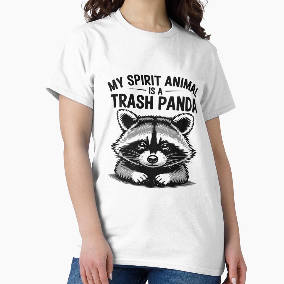My Spirit Animal Is A Trash Panda Funny Racoon by August4Laughs25 T-Shirts, Hoodie, Sweatshirt | BlankRebels.com (Image 2)