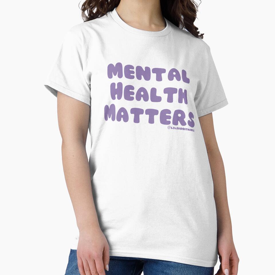 Mental Health Matters., v20c, purple | @lilsboobthangs by lilsboobthangs T-Shirts, Hoodie, Sweatshirt (Image 2)