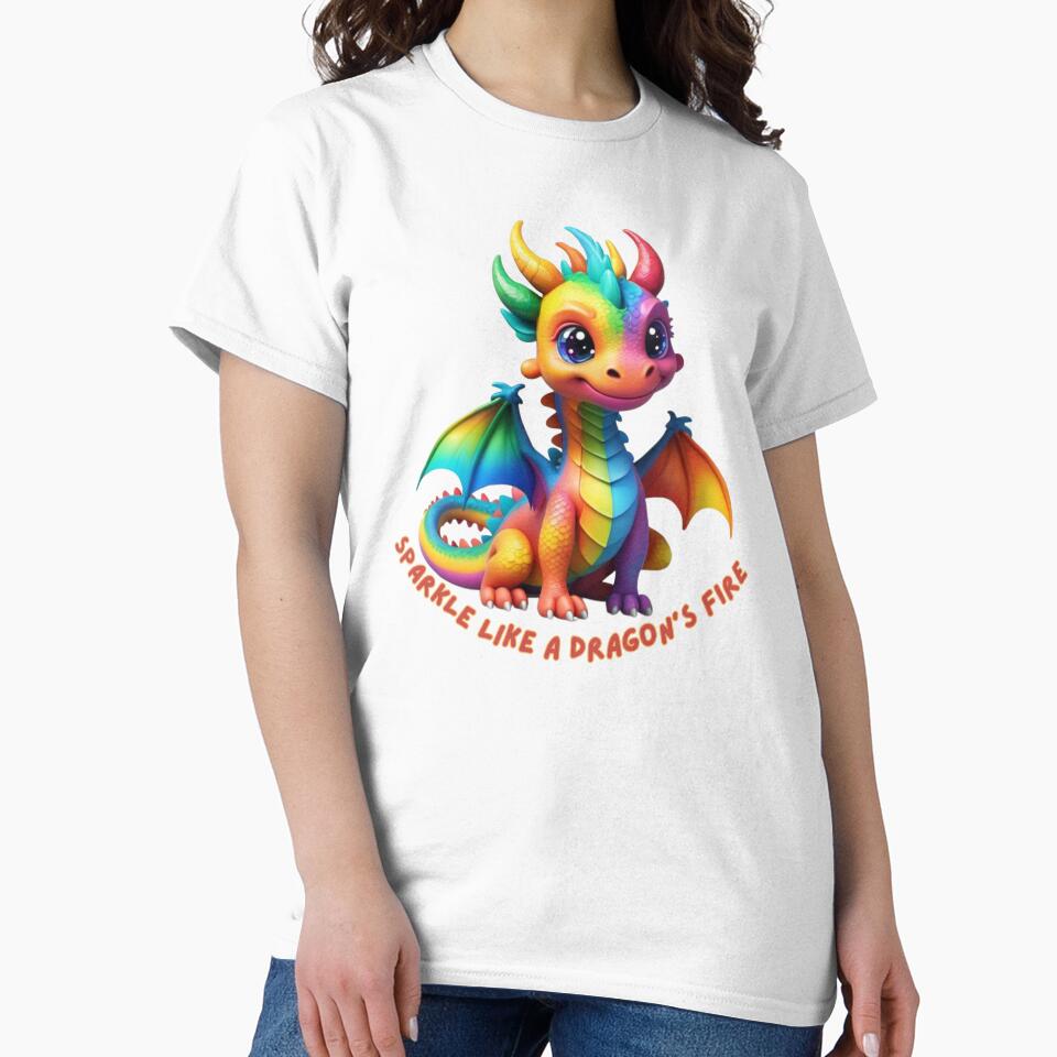 Sparkle like a Dragons Fire by Awesomefamily T-Shirts, Hoodie, Sweatshirt | BlankRebels.com (Image 2)
