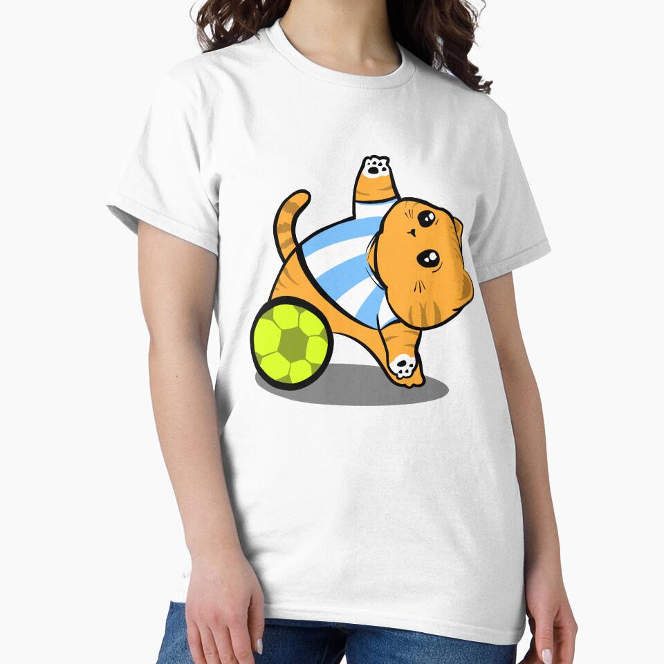 World Cup Cat Soccer – Cute Football Kitten Illustration by arivirus