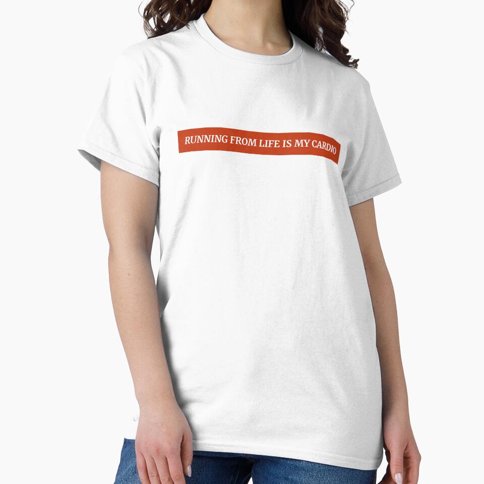 Running From Life is my Cardio by spokoandstuff T-Shirts, Hoodie, Sweatshirt | BlankRebels.com (Image 2)