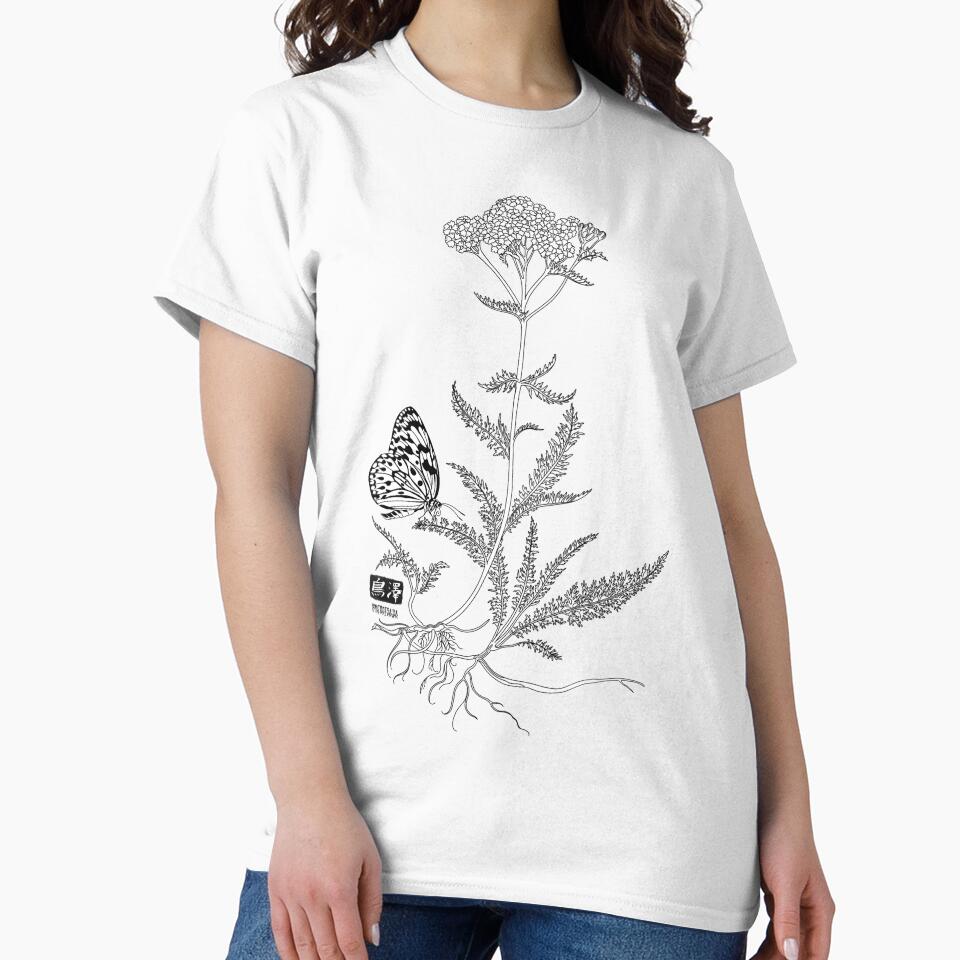 Yarrow & Butterfly by Meg Torisawa T-Shirts, Hoodie, Sweatshirt | BlankRebels.com (Image 2)