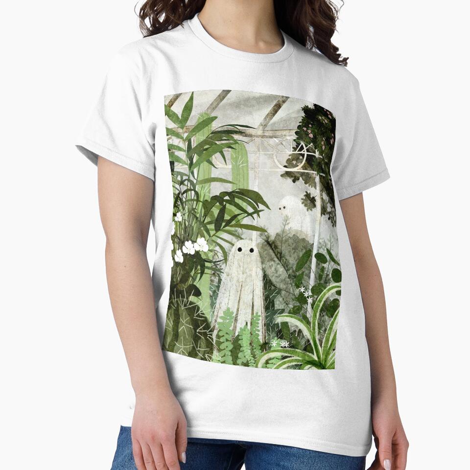 There's A Ghost in the Greenhouse Again by katherineblower T-Shirts, Hoodie, Sweatshirt | BlankRebels.com (Image 2)