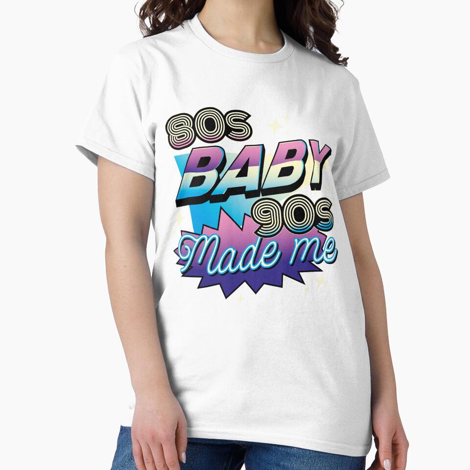 80s Baby 90s Made Me Funny Retro Design by Rob-Son T-Shirts, Hoodie, Sweatshirt | BlankRebels.com (Image 2)