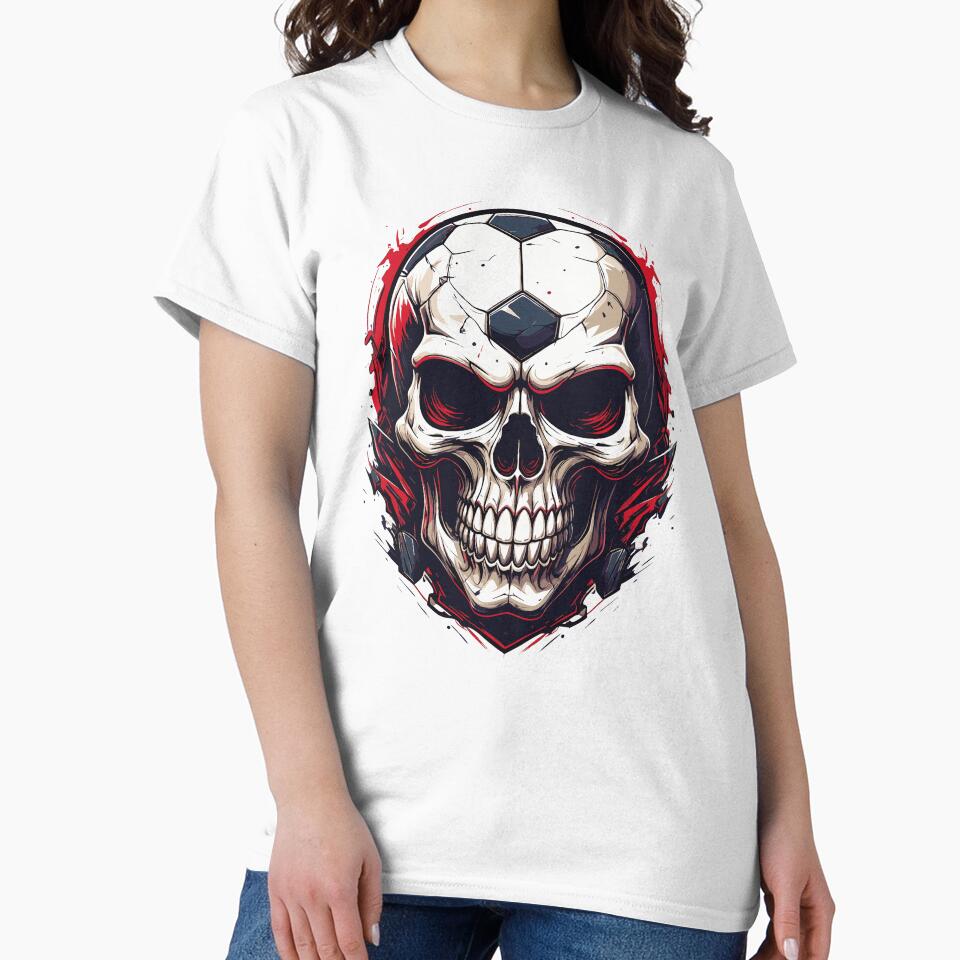 Football Skull – Dark Soccer Design by drizzd