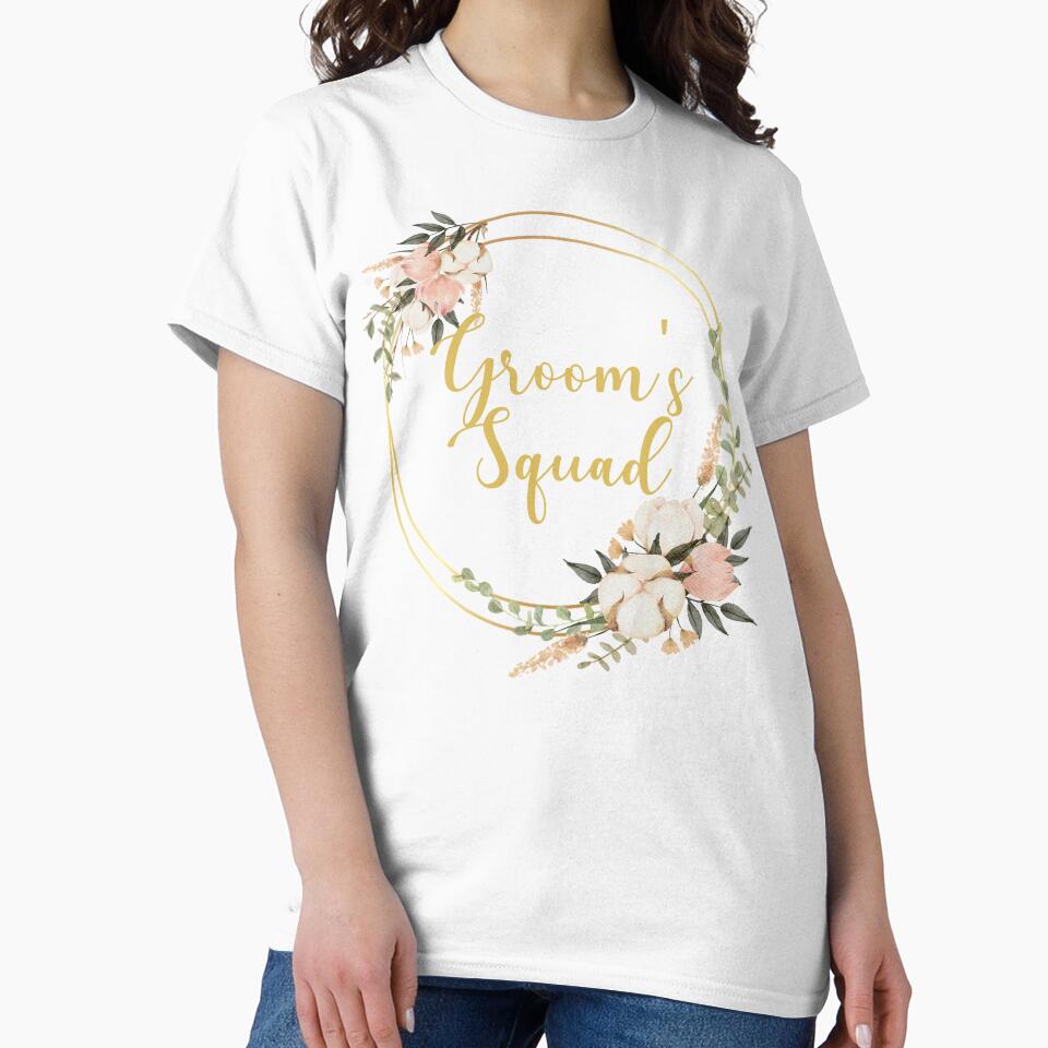 Groom's Squad, Wedding Rehearsal, Autumn Wedding by DiensDesign T-Shirts, Hoodie, Sweatshirt | BlankRebels.com (Image 2)