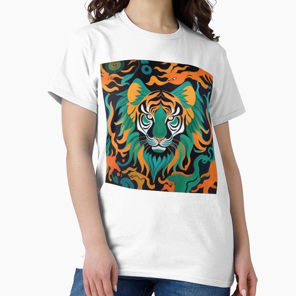 Tiger art by Roxburylane T-Shirts, Hoodie, Sweatshirt | BlankRebels.com (Image 2)