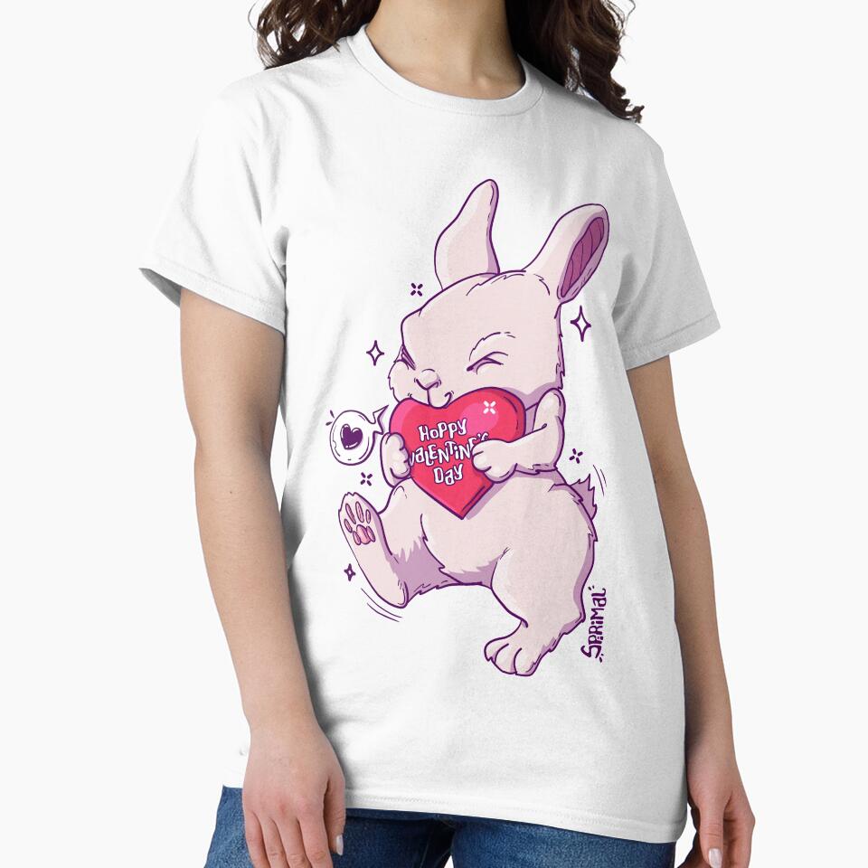 Hoppy Valentine's day bunny pun by SPIRIMAL