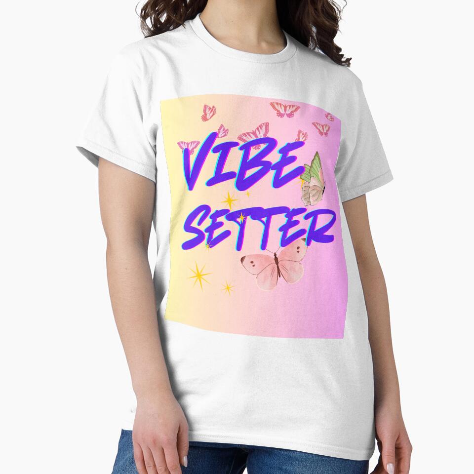 Vibe Setter - Y2K Butterfly Gradient Design by Extremeallie T-Shirts, Hoodie, Sweatshirt | BlankRebels.com (Image 2)