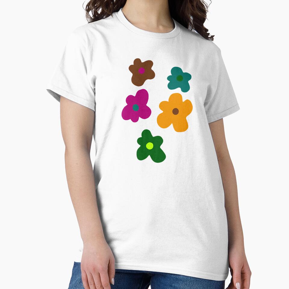 aesthetic flower design by SienaItaly T-Shirts, Hoodie, Sweatshirt | BlankRebels.com (Image 2)