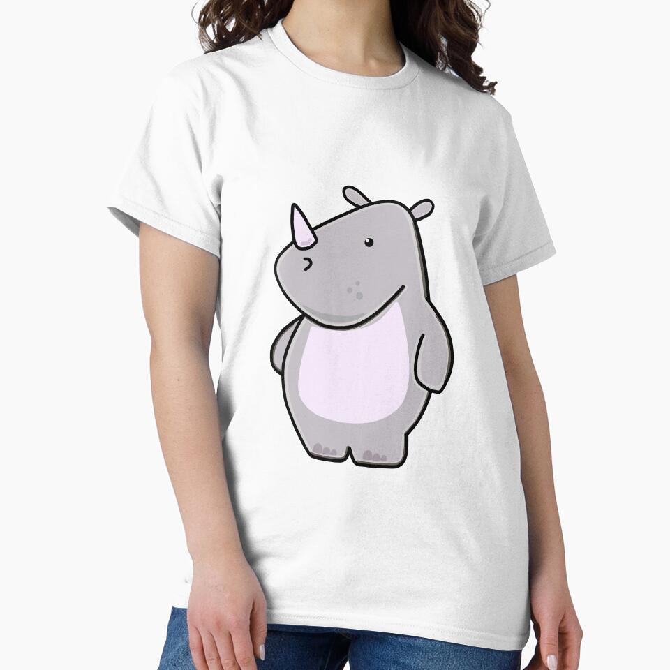 Cute little Hippo! by SirBobalot T-Shirts, Hoodie, Sweatshirt | BlankRebels.com (Image 2)