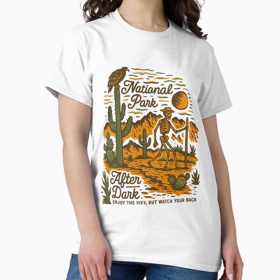 National Park After Dark Romantic Wilderness Journey by SkeletonsDanger T-Shirts, Hoodie, Sweatshirt (Image 2)