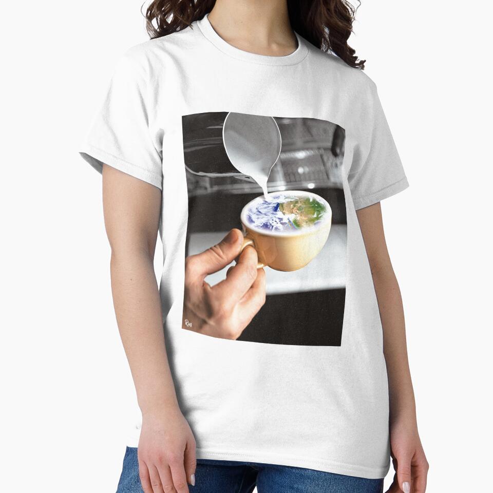 The Earth In A Cup Of Coffee by Róger Arrieta T-Shirts, Hoodie, Sweatshirt | BlankRebels.com (Image 2)