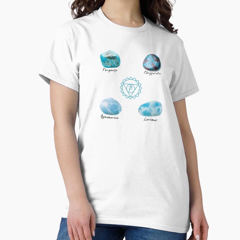 Throat Chakra Crystals by mooneko T-Shirts, Hoodie, Sweatshirt | BlankRebels.com (Image 2)