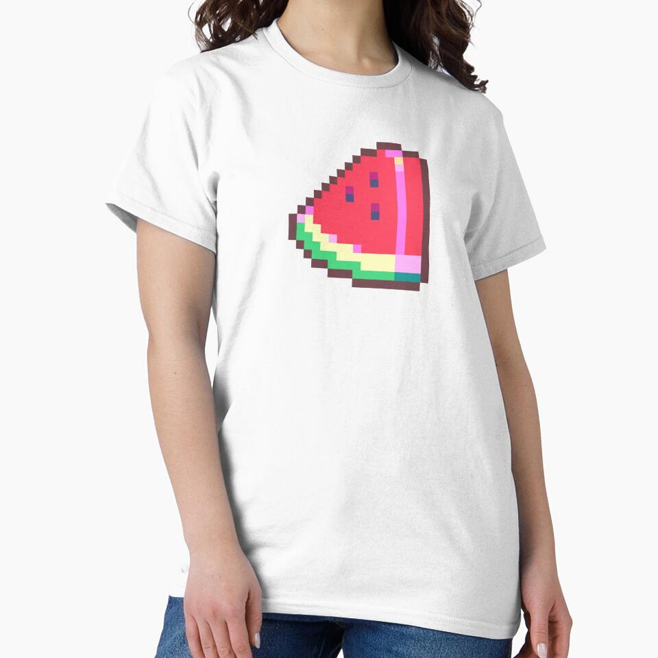 pixel watermelon by PixelArtiste T-Shirts, Hoodie, Sweatshirt | BlankRebels.com (Image 2)