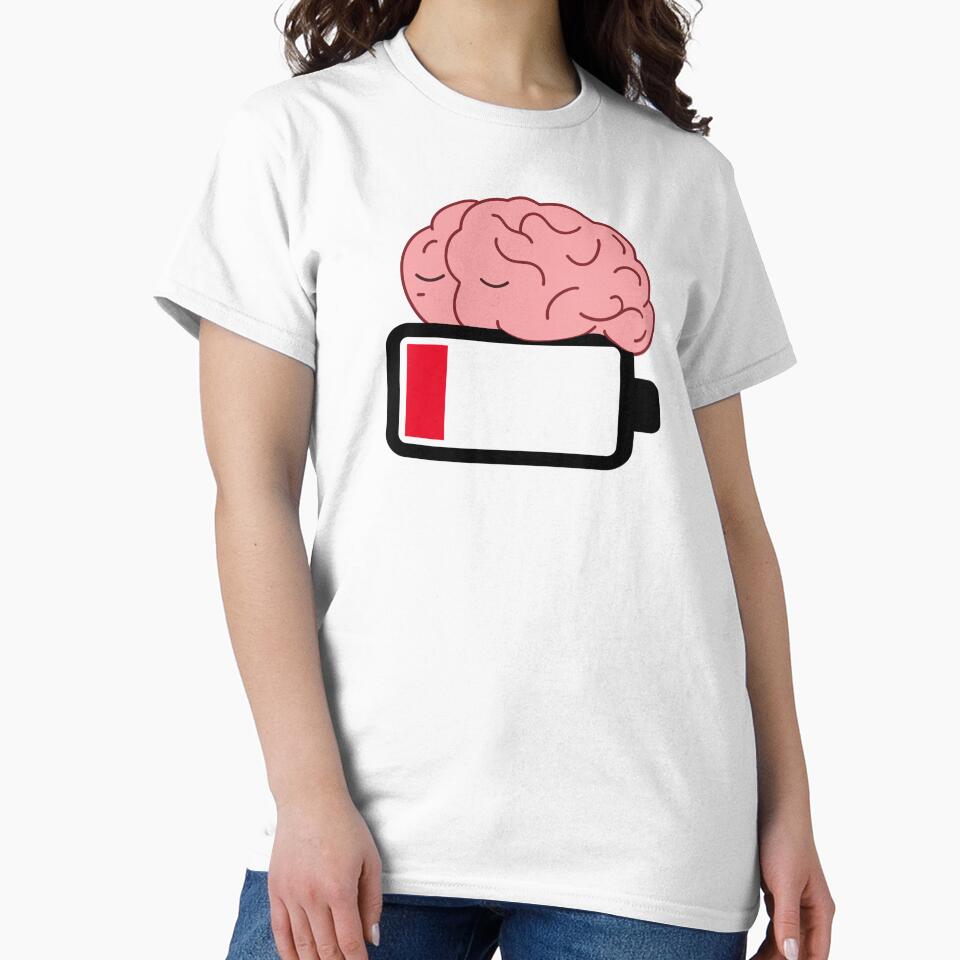 Low Battery Mode, Sensory Overload / Energy Awareness Design by Ola-urb T-Shirts, Hoodie, Sweatshirt (Image 2)