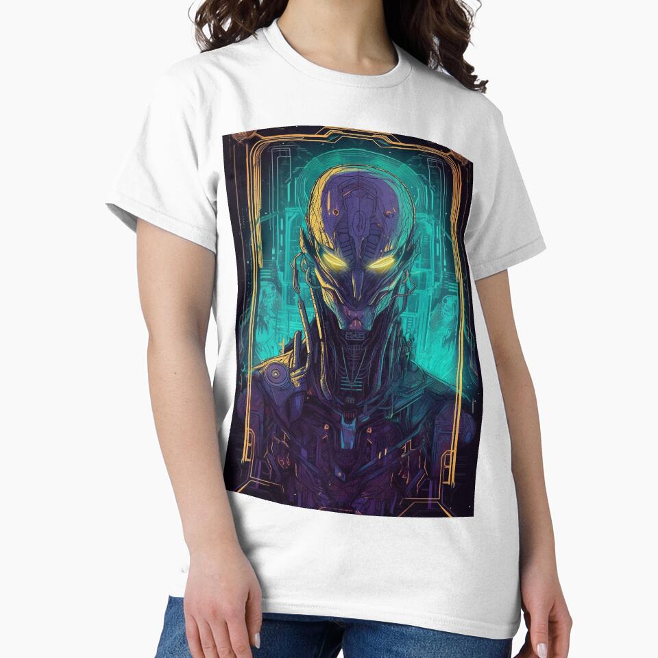 Cyberpunk Tarot #75 by nixlim T-Shirts, Hoodie, Sweatshirt | BlankRebels.com (Image 2)