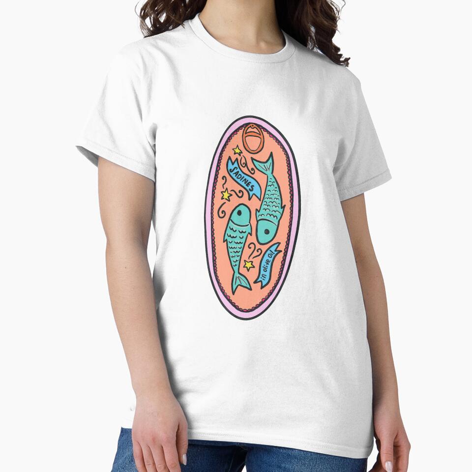 Cute little Tin of Sardines by Nataliatcha T-Shirts, Hoodie, Sweatshirt | BlankRebels.com (Image 2)