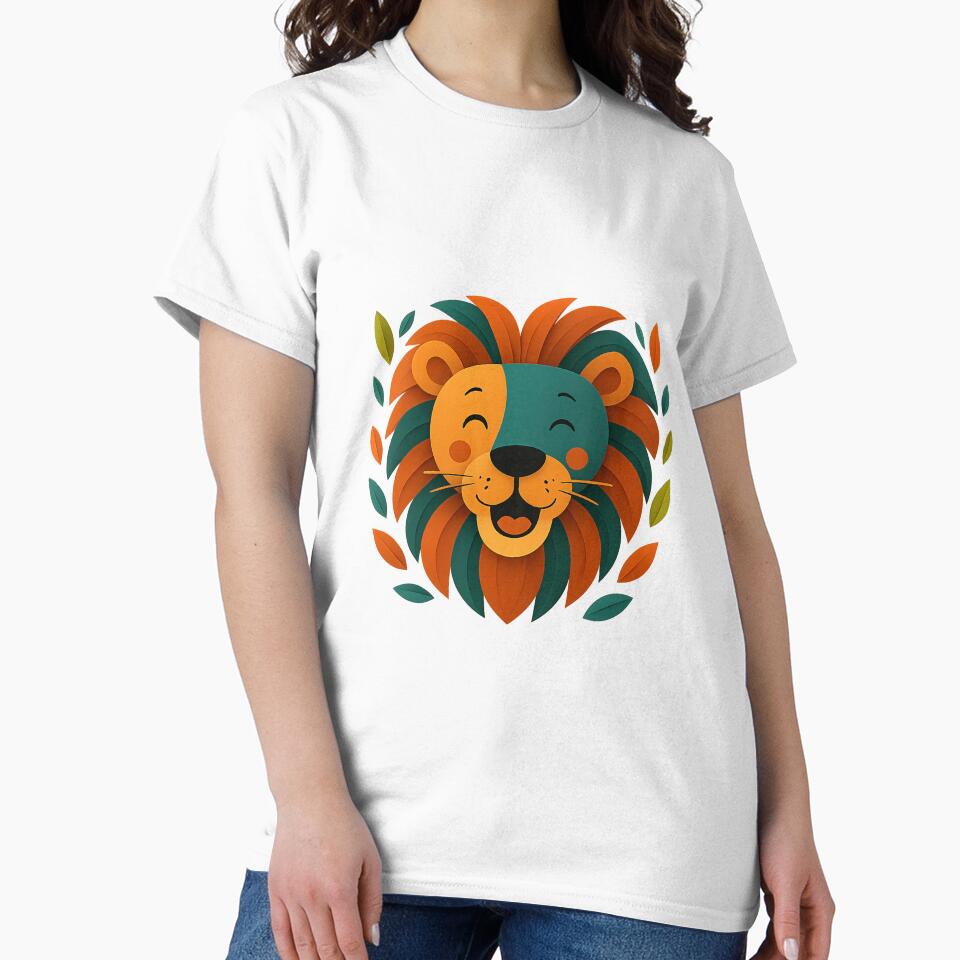 A Smiling Lion – Bold, Beautiful & Perfect for Big Cat Lovers! by amiplay T-Shirts, Hoodie, Sweatshirt (Image 2)