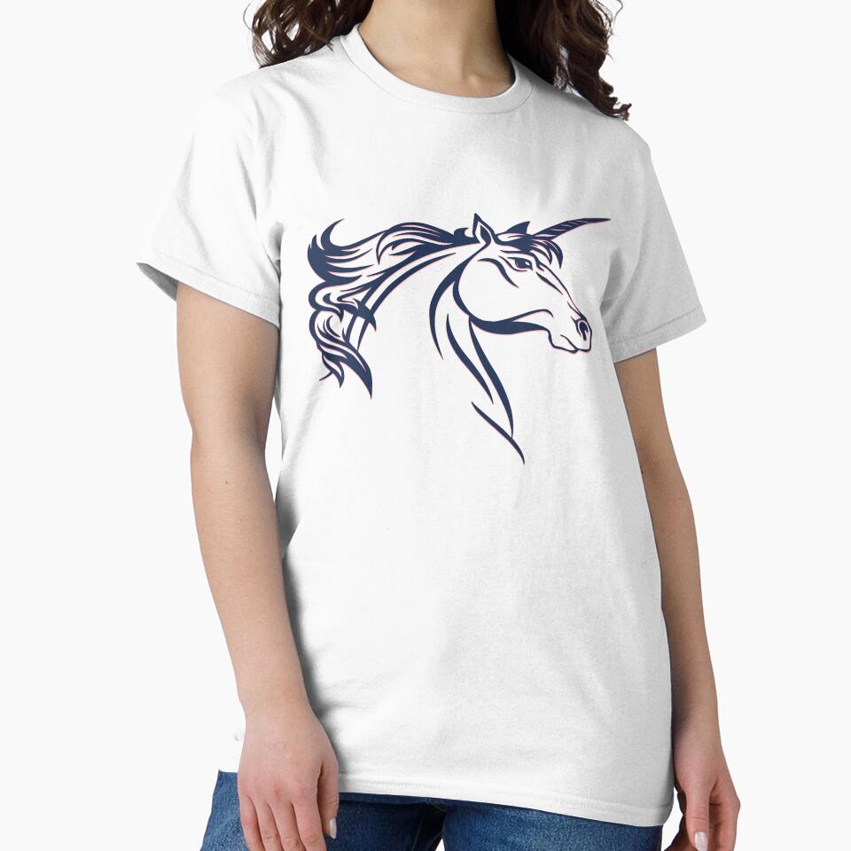 The confident unicorn – a design that says "Stand tall, believe in yourself" by Ach&Koor T-Shirts, Hoodie,... (Image 2)