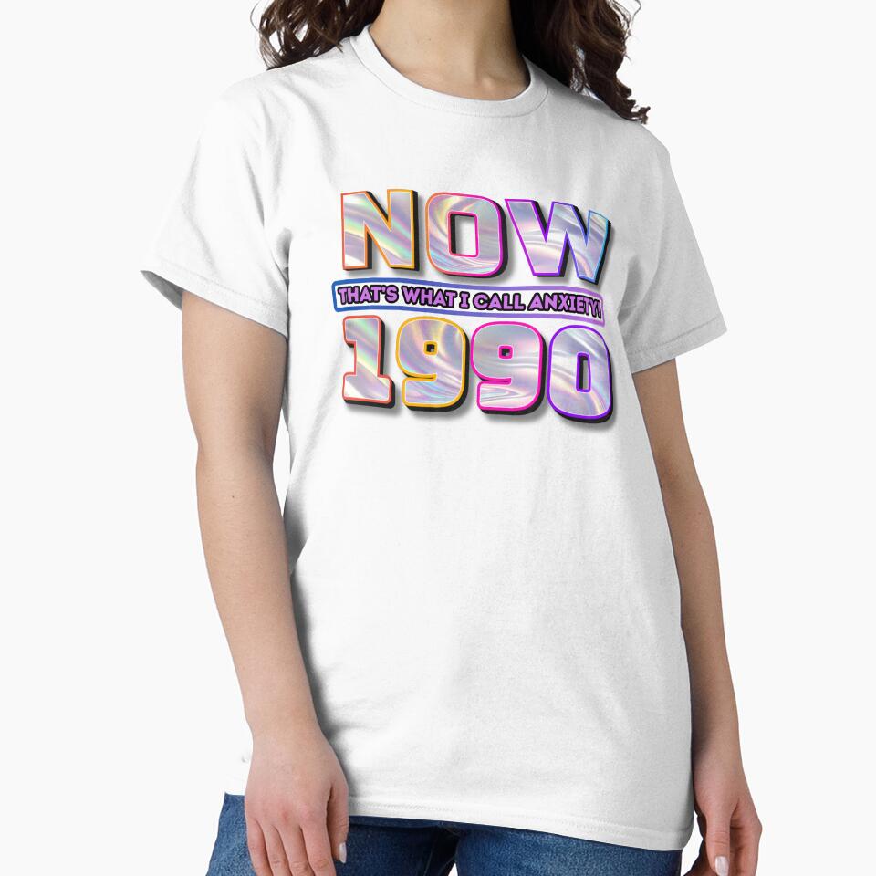Now That's What I Call Anxiety! 1990 Edition by MadMadamMeg T-Shirts, Hoodie, Sweatshirt | BlankRebels.com (Image 2)