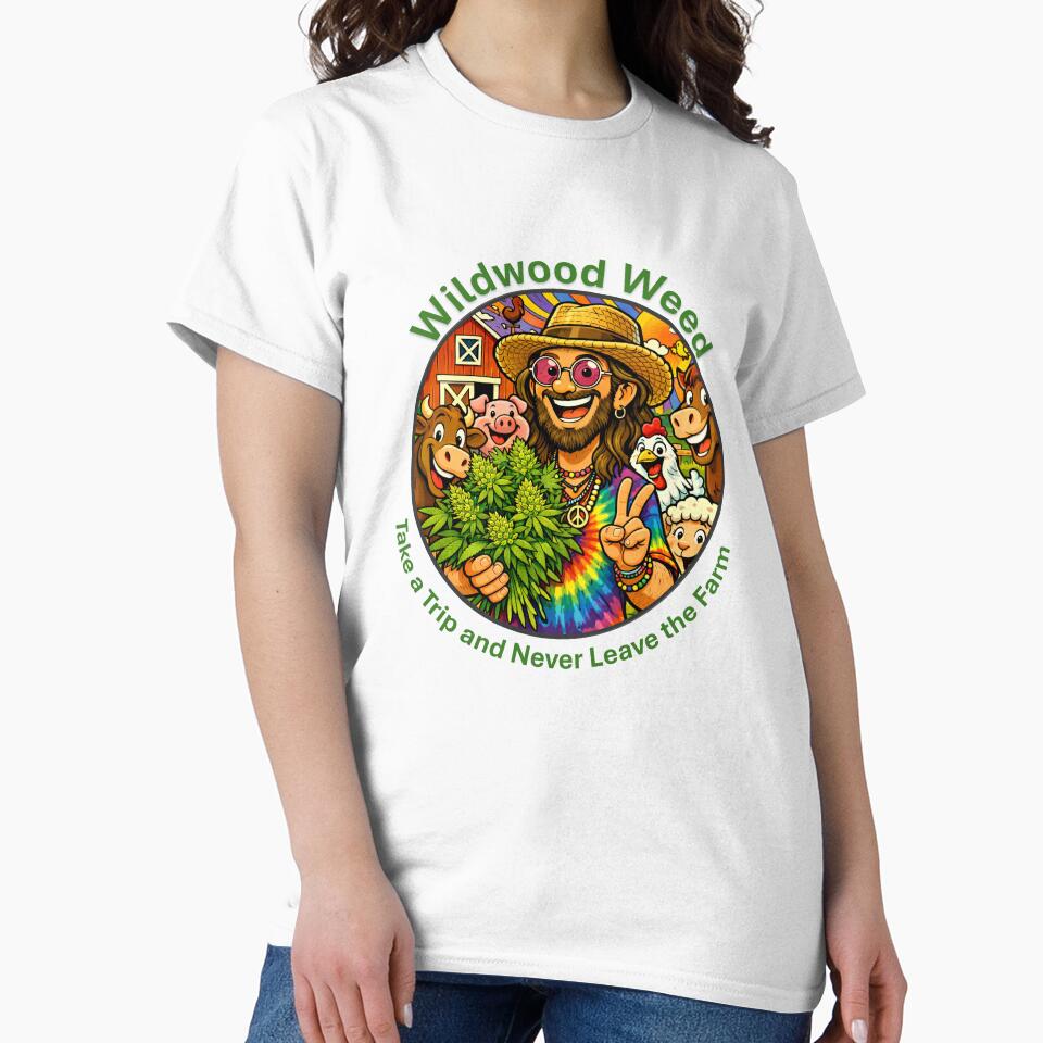 Wildwood Weed Hippie Farmer by Docfinlay T-Shirts, Hoodie, Sweatshirt | BlankRebels.com (Image 2)