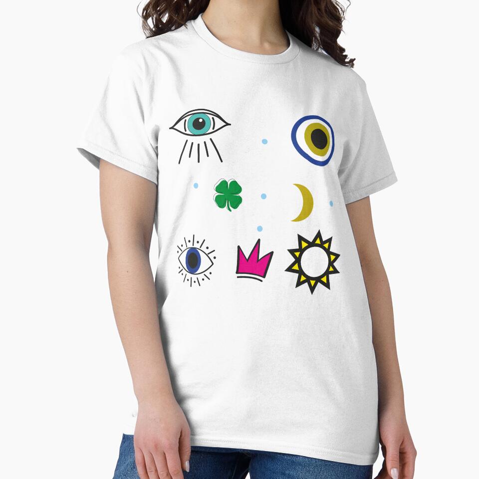 evil eye pack ~ Stickers Sticker by crecortes T-Shirts, Hoodie, Sweatshirt | BlankRebels.com (Image 2)