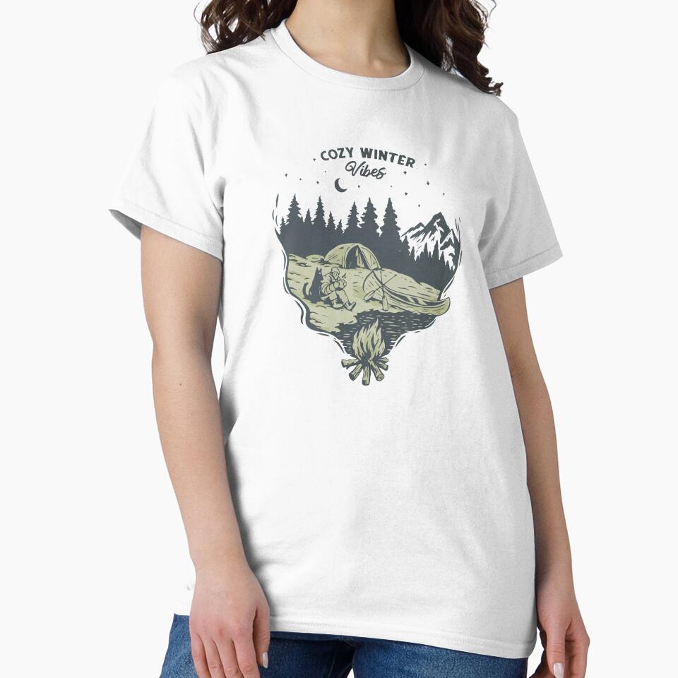 Winter camping by zaher97 T-Shirts, Hoodie, Sweatshirt | BlankRebels.com (Image 2)