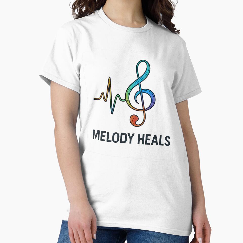 Melody Heals (T-Shirt & Hoodie) by TONSNAP Sweatshirt | BlankRebels.com (Image 2)