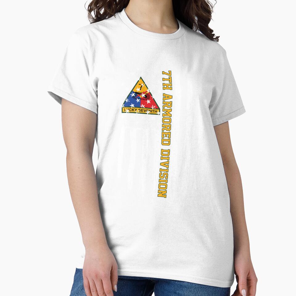 7th Armored Division American Flag by EstherDoyle