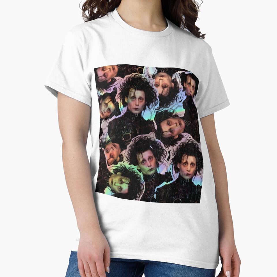 edward scissorhands art by Domi-llustra T-Shirts, Hoodie, Sweatshirt | BlankRebels.com (Image 2)