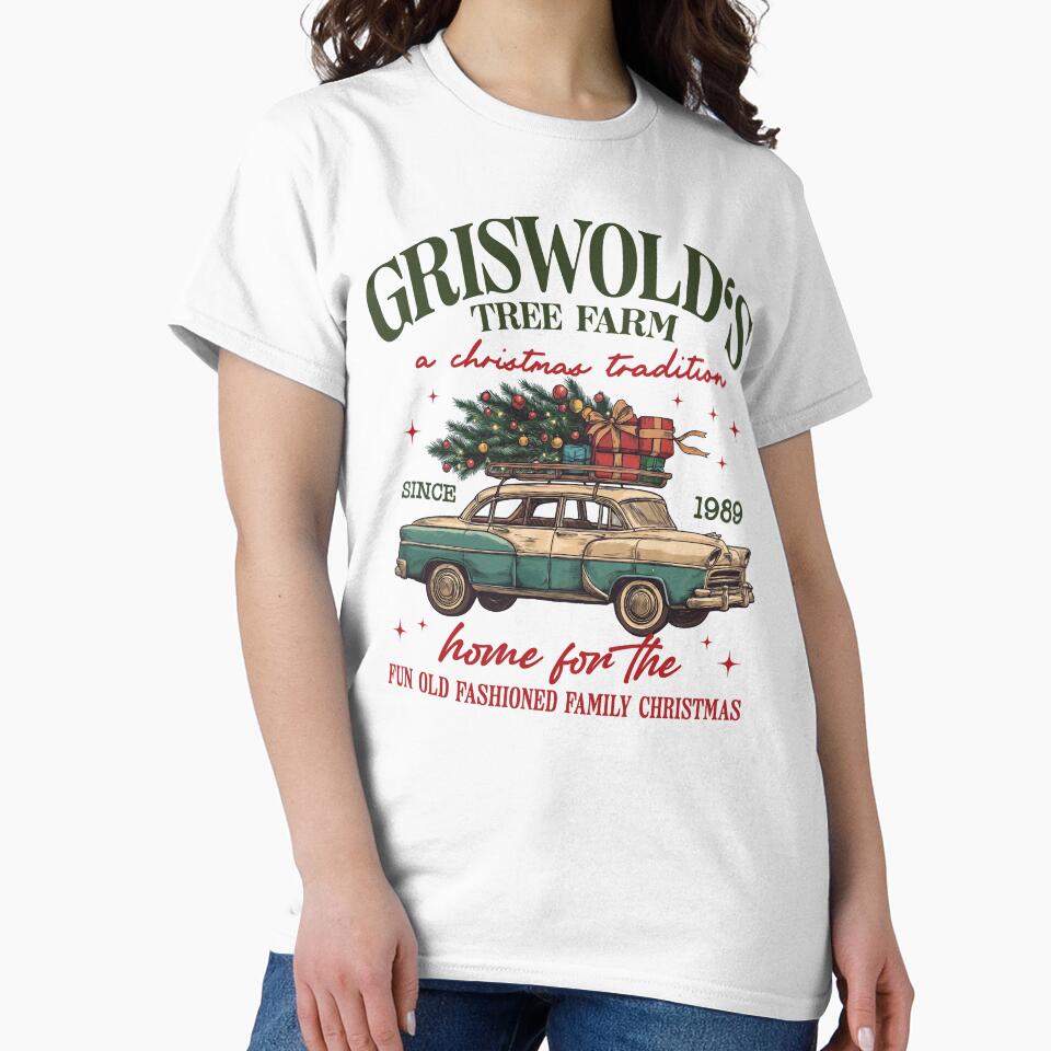 Griswold's Tree Farm Family Christmas 1989 by bmindprints T-Shirts, Hoodie, Sweatshirt | BlankRebels.com (Image 2)