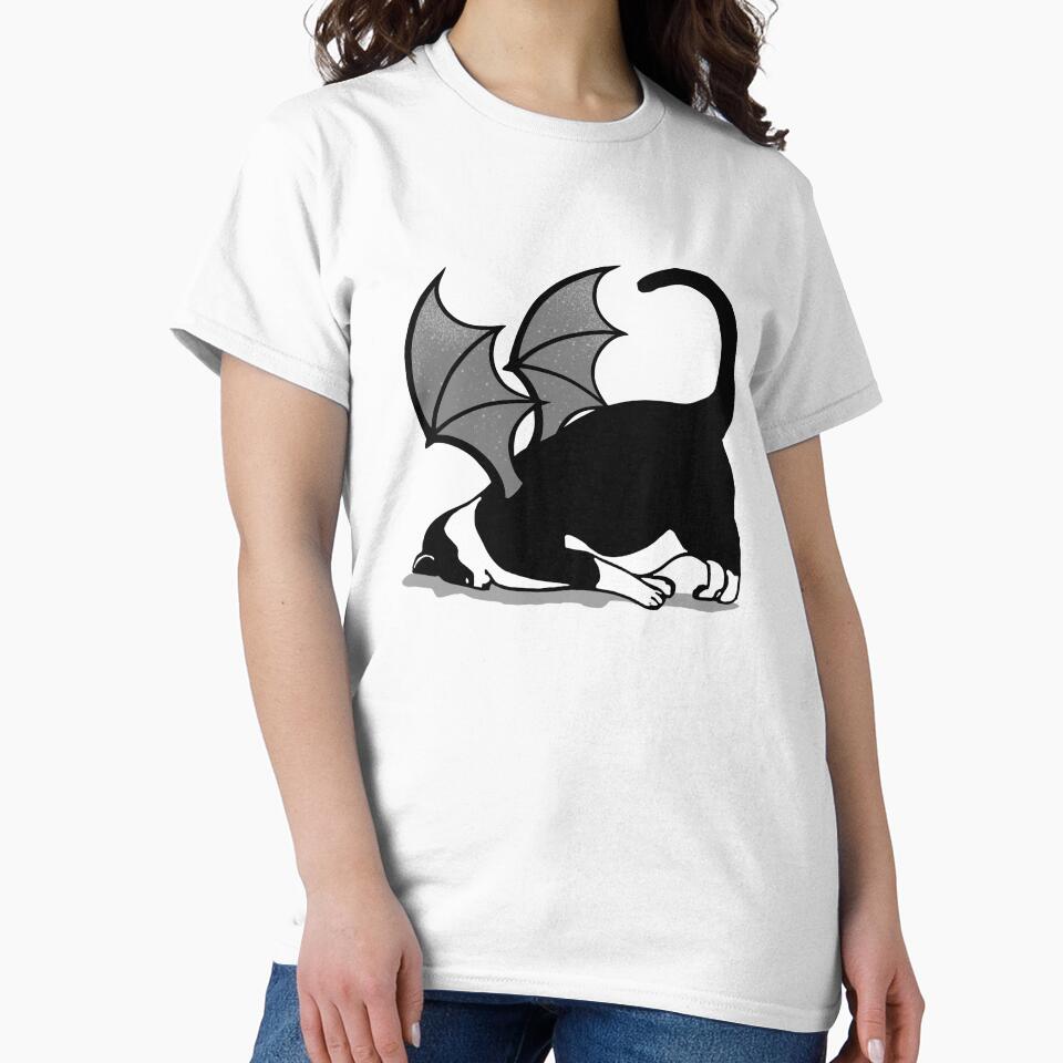 Cat Bat Halloween Orange pattern by BeebooDesign T-Shirts, Hoodie, Sweatshirt | BlankRebels.com (Image 2)