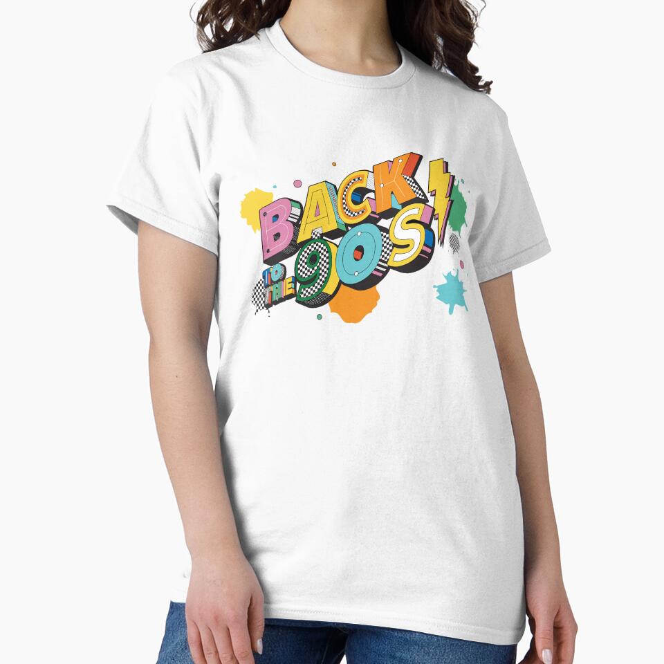 Back to the 90s theme colorful 90s era by JayDesignLabs T-Shirts, Hoodie, Sweatshirt | BlankRebels.com (Image 2)